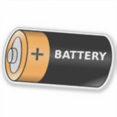 Batterij Sticker (Voorkant)