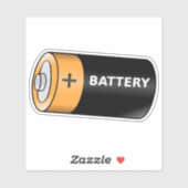 Batterij Sticker (Vel)