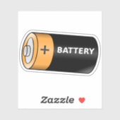 Batterij Sticker (Vel)
