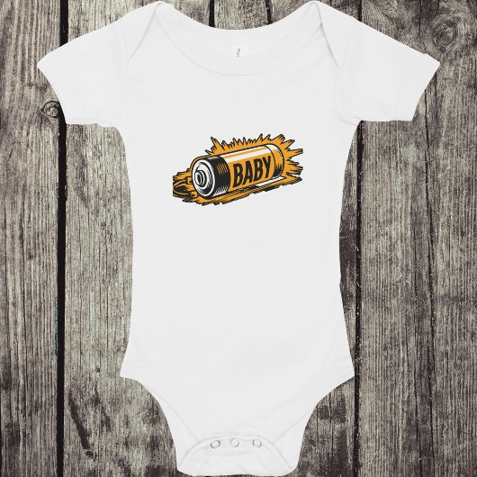 Batterij Vader Zoon Bodysuit matching