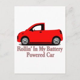 Batterijauto Briefkaart