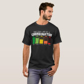 Batterijduur van een coördinator t-shirt (Voorkant volledig)