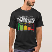 Batterijduur van een echoloog t-shirt (Voorkant)