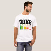 Batterijduur van een hertog t-shirt (Voorkant volledig)