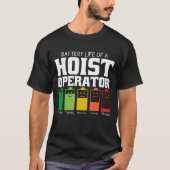 Batterijduur van een hostexploitant t-shirt (Voorkant)