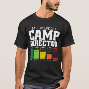 Batterijduur Van Een Kampeerterreinbeheerder T-shirt