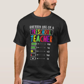 Batterijduur van een kleuterleidster - Schoo T-shirt