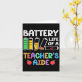 Batterijduur van een leraar assistent instant para kaart (Gele Bloem)