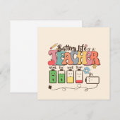 Batterijduur van een leraar – Relatable Educator (Voorkant / Achterkant)