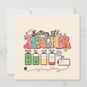 Batterijduur van een leraar – Relatable Educator (Voorkant)