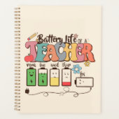 Batterijduur van een leraar – Relatable Educator Planner (Voorkant)