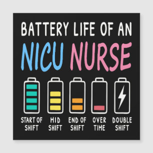 Batterijduur van een NICU-verpleegkundige humor ch