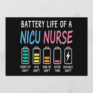 Batterijduur van een NICU-verpleegkundige humor ni Kaart