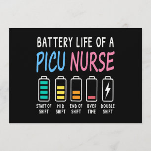 Batterijduur van een PICU-verpleegkundige humor ch Kaart