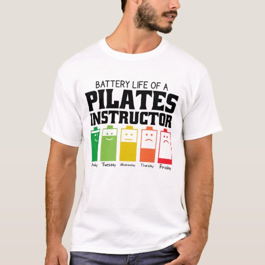 Batterijduur van een pilootinstructeur t-shirt (Voorkant)