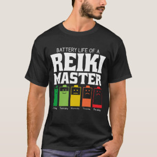 Batterijduur van een Reiki Master T-shirt