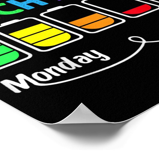 Batterijduur van een school lunchdame cafetaria we poster (Hoek)