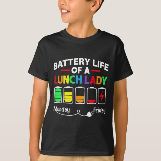 Batterijduur van een schoolloopbaan t-shirt (Voorkant)