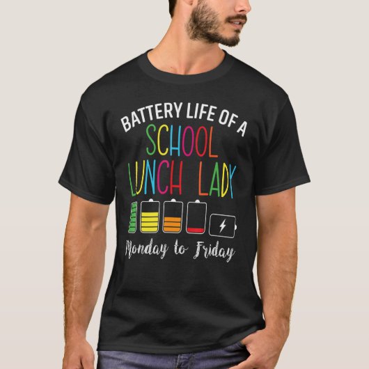 Batterijduur van een schoolloopbaan t-shirt (Voorkant)
