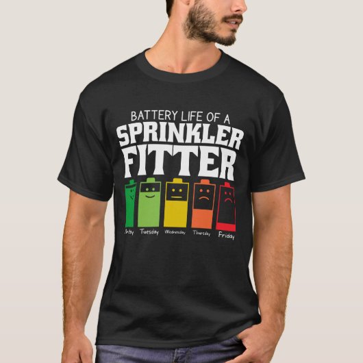 Batterijduur van een sprinkhaan t-shirt (Voorkant)