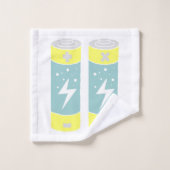 Batterijen Bad Handdoek (Wasdoekje)