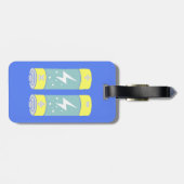 Batterijen Bagagelabel (Achterkant horizontaal)