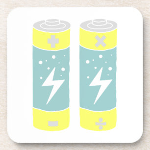 Batterijen Bier Onderzetter