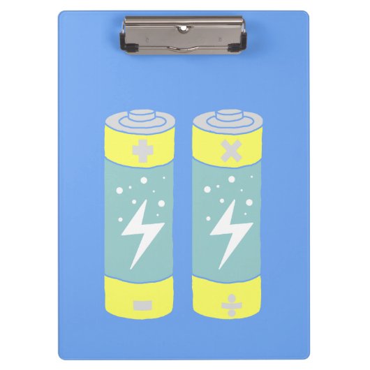 Batterijen Klembord (Voorkant)