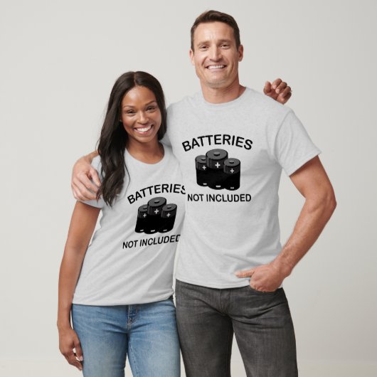 Batterijen niet inbegrepen t-shirt (Unisex)