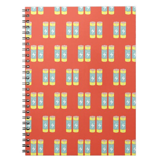 Batterijen Notitieboek (Voorkant)