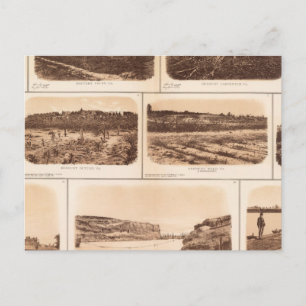 Batterijen, roodbaars, gebouw, kanaal, brug briefkaart