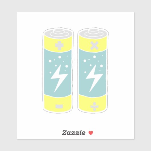 Batterijen Sticker (Vel)