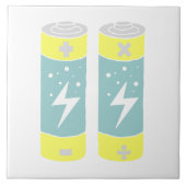 Batterijen Tegeltje (Voorkant)