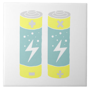 Batterijen Tegeltje