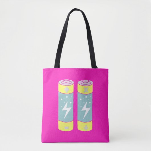 Batterijen Tote Bag (Voorkant)