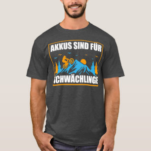 Batterijen zijn voor de zwakke t-shirt