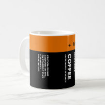 Batterijkoffie-mok
