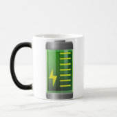 BatterijMorph-Mok - Mok met morphing Magic Coffee (Links)