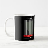 Batterijniveaus voor Batterijdag Koffiemok (Links)