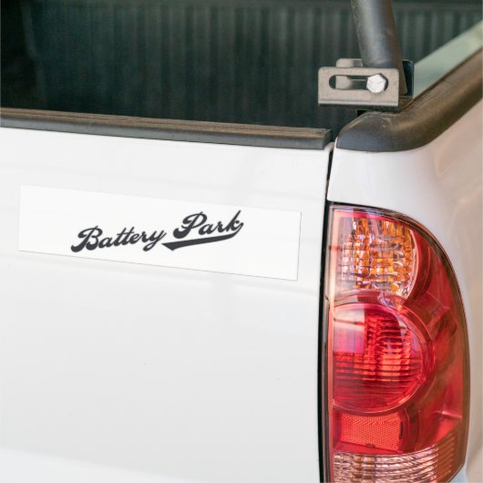 Batterijpark Bumpersticker (Op Truck)