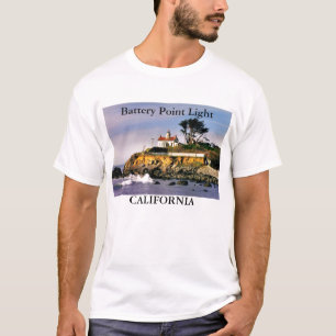 Batterijpunt Licht, Californië Shirt