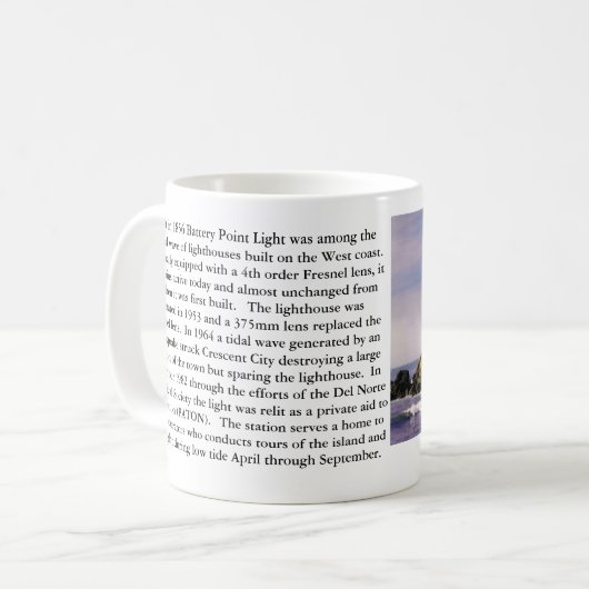 Batterijpunt Licht, de Mok van Californië (Voorkant links)