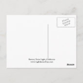 Batterijpuntverlichting, Californië-Briefkaart Briefkaart (Achterkant)