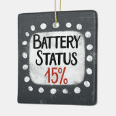 Batterijstatus 15 procent Ornament (Links)