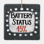 Batterijstatus 15 procent Ornament (Achterkant)