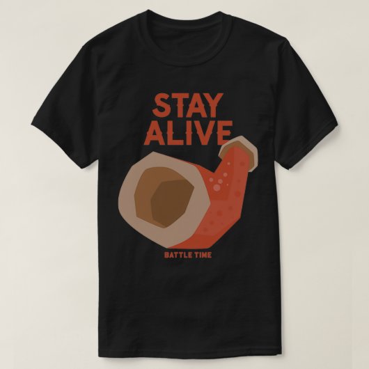 Batterijtijdbereik T-shirt (Design voorkant)