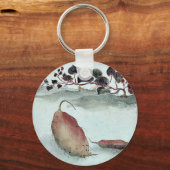 Batterijzoete aardappelen met plant op de achtergr sleutelhanger (Voorkant)