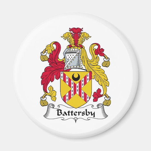 Battersby Family Crest Magneet (Voorkant)