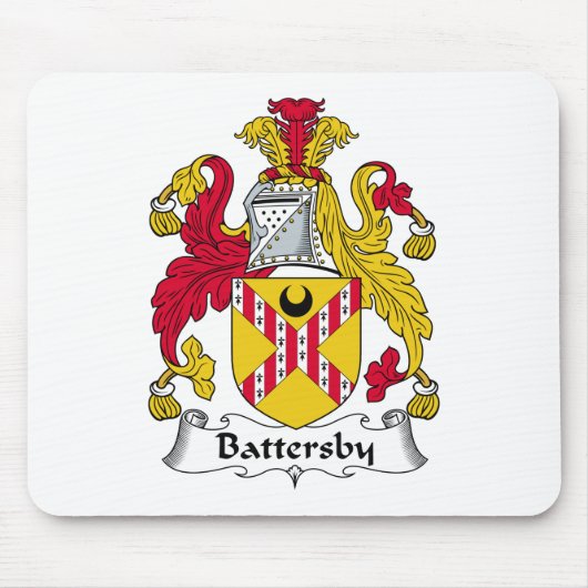 Battersby Family Crest Muismat (Voorkant)
