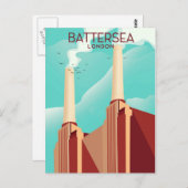 Battersea London Briefkaart (Voorkant / Achterkant)